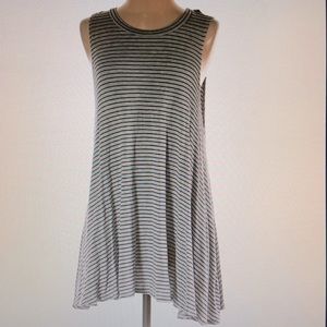 See You Monday - Striped Tank Dress